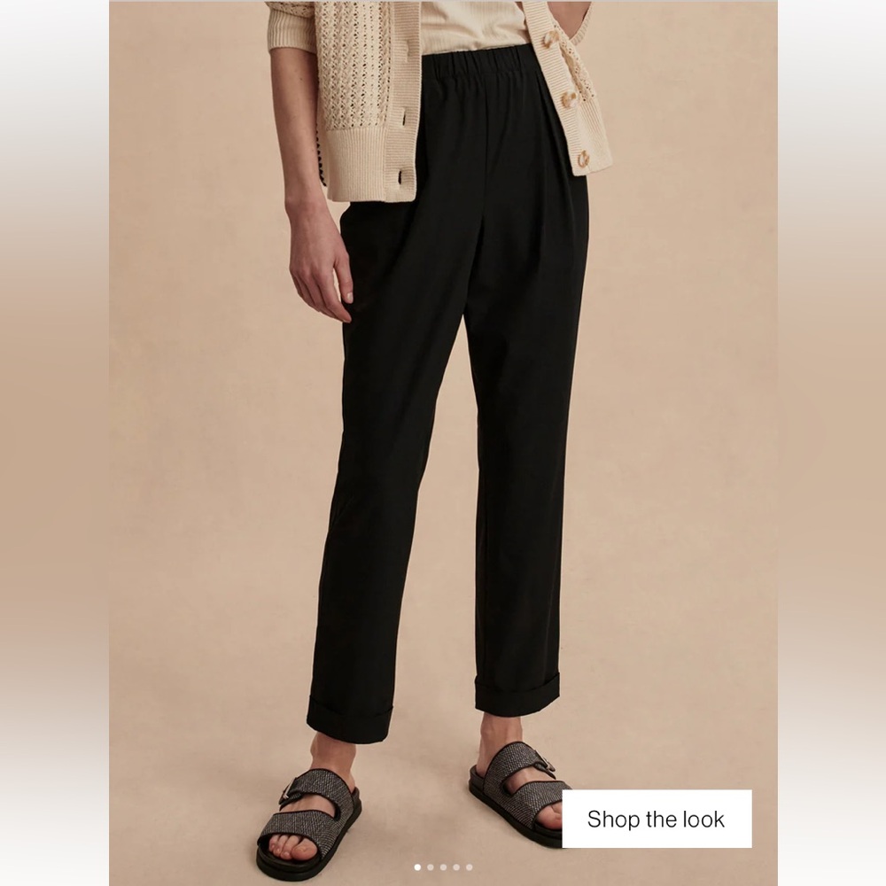 VARLEY Alana slim tapered cuff black casual pants women’s large